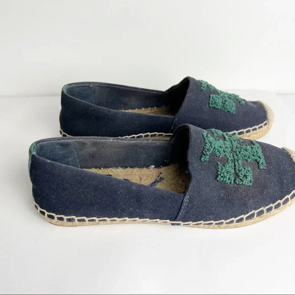 Tory Burch Elisa logo slip on espadrilles - Picture 2 of 4